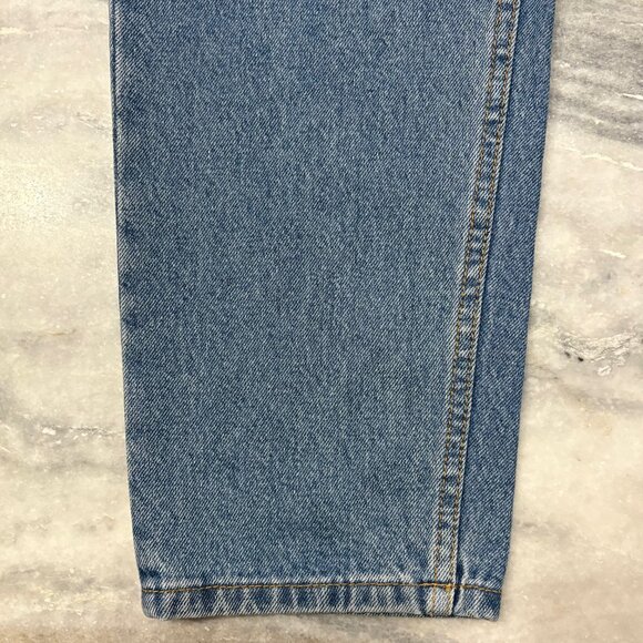 NWT Northsider NTH Steve Baggys Denim Blue Crop Buttonfly Denim Jeans Size XL/16 - Picture 7 of 9
